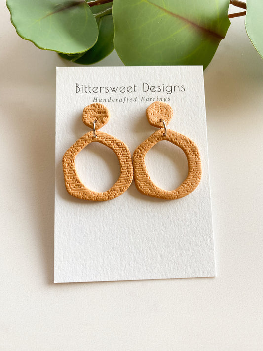 Mustard Abstract Hoops