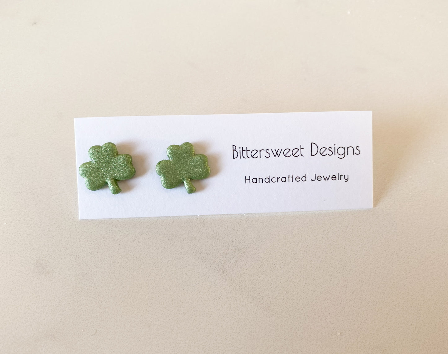 St. Patty's Day: Single Clover Stud